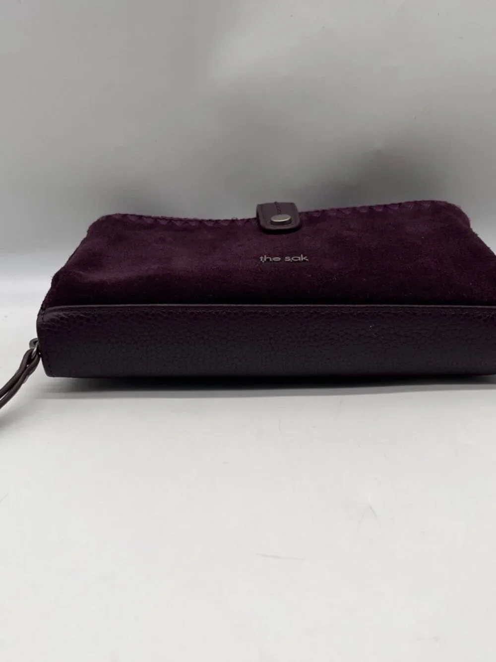 The Sak Iris Large Purple Leather Crossbody Bag